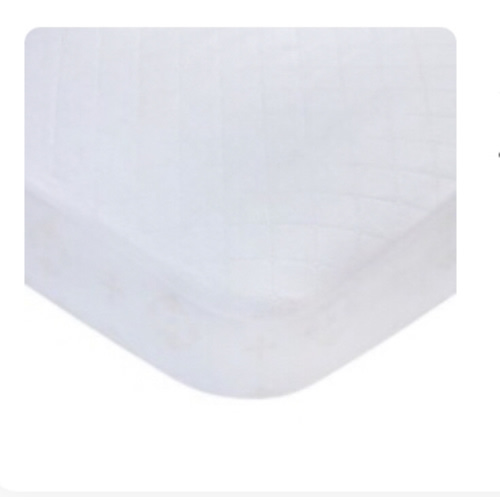 Crib Mattress Protector Sheets Fitted Waterproof Crib Mattress Pad Cover, Noiseless & Machine Wash 100% Absorbent Crib/Toddler Mattress Protector Sheet Quilted, White, 52" x 28"