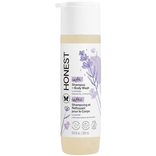 The Honest Company Shampoo & Body Wash, Tear-Free, Lavender Calm, 10 fl oz