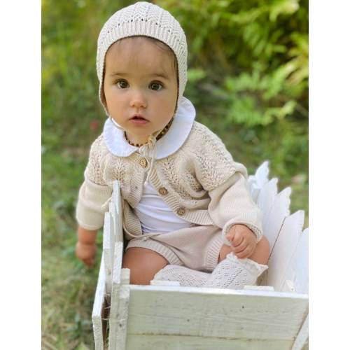 Olesya Cotton Knit Sweater – Olive and Cradle