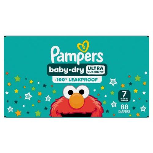 Pampers Baby Dry Diapers - (Select Size and Count)