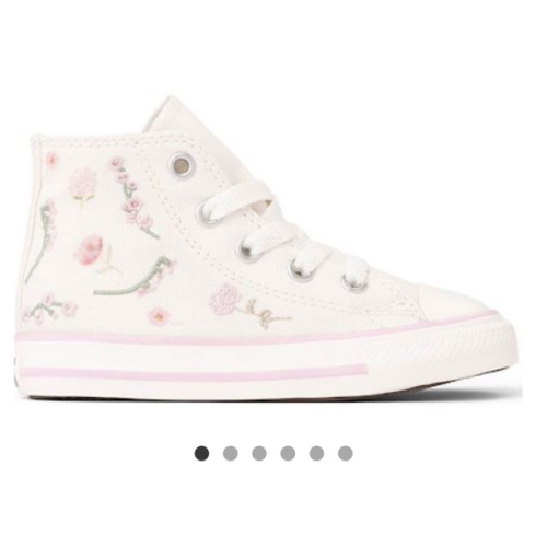 Converse Chuck Taylor All Star Boho Floral High-Top Sneaker - Baby / Toddler - Vintage White / Summit Pink | Journeys