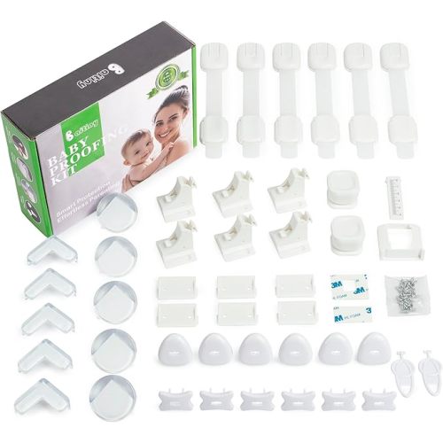 Baby Proofing Kit 44 Pack– Child Proof Essentials Set