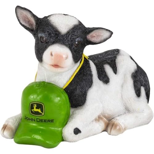 M Cornell Importers, Inc. John Deere 6in Polyresin Calf Savings Bank 6988