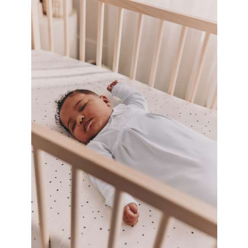 White Collar Baby Sleepsuit (0-2yrs)