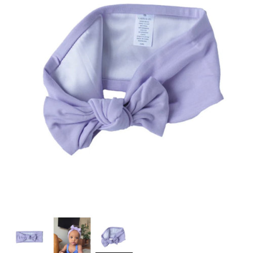 Satin-lined Bow Headband for babies – Aarin & Co.