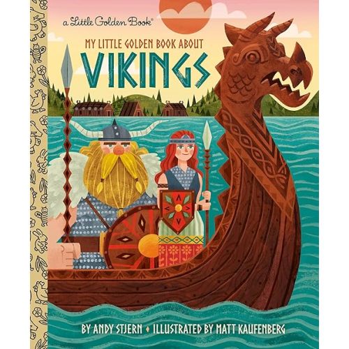 My Little Golden Book About Vikings Hardcover – Picture Book, November 5, 2024