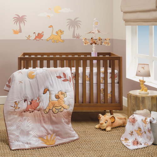 Lambs & Ivy Disney Baby Lion King Safari 3-Pc Infant Nursery Crib Bedding Set