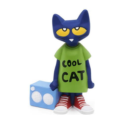 tonies Pete the Cat Audio Play Figurine for Portable Speaker, Small, Multicolor, Plastic