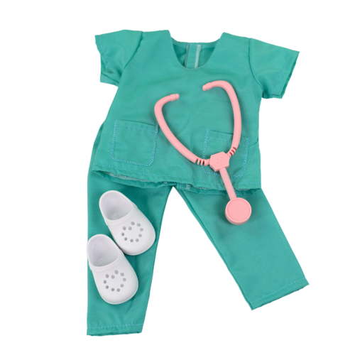 My Life As Dress-Up Fashion Set for 18-Inch Doll, 7 Pieces, Blue and White