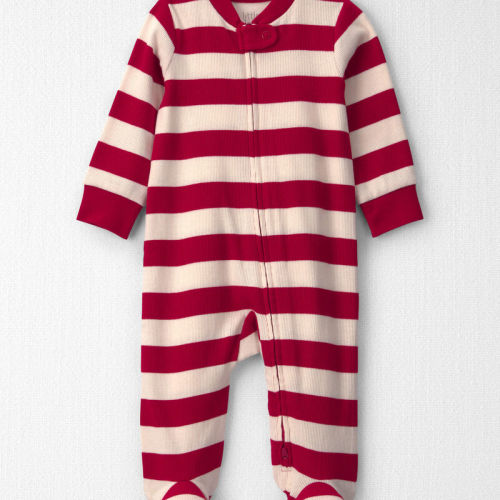 Baby Organic Cotton Ribbed Sleeper in Stripes | Carter’s Oshkosh Canada