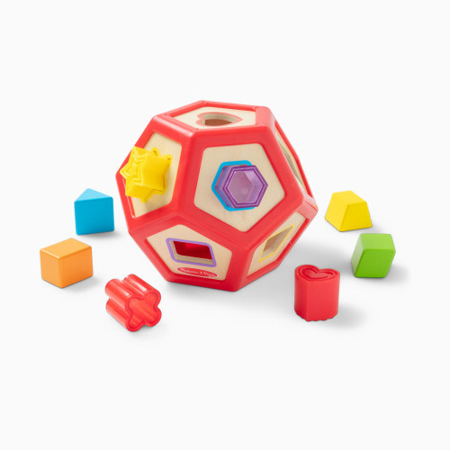 Melissa & Doug Mixed Material Shape Sorting Ball