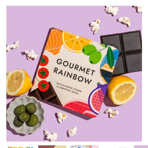 Gourmet Rainbow Board Book | Explore Fine Foods with Baby – Chunky Deli