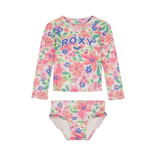 Long Sleeve Two-Piece Rashguard Swimsuit