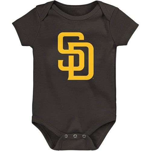 Outerstuff MLB Newborn & Infants 0-24 Months Official Primary Logo Creeper Bodysuit Romper