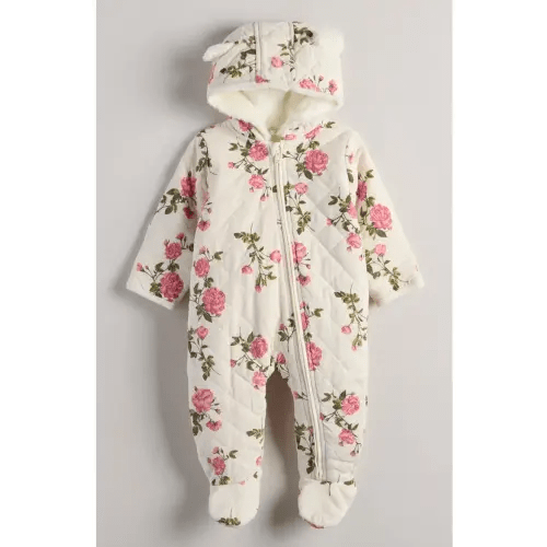 Hooded Quilted Fleece Lined Bunting