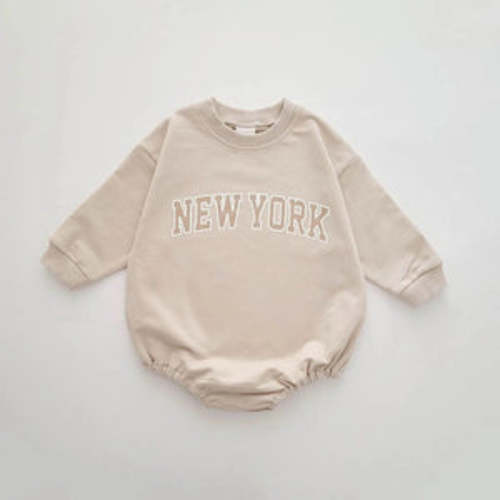 Baby New York Sweatshirt Romper – Teeny Mini Me