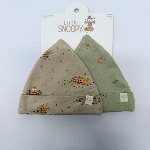 Little Snoopy Newborn Baby 2-Pack Hat Set Fall...