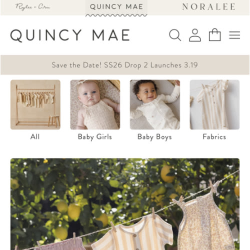 Quincy Mae | Organic Baby Essentials