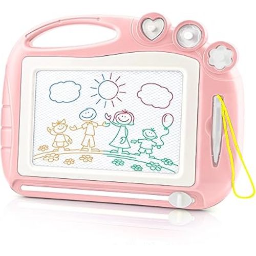 Magnetic Drawing Board, Toddler Toys for Age 1 2 3 Boys Girls, Toddler Drawing Board, Birthday Easter Christmas Halloween Kids Toy Gifts for Boys and Girls