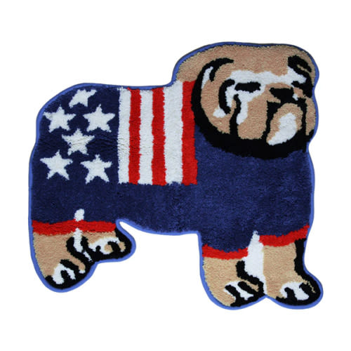 USA Bulldog Tufted Rug