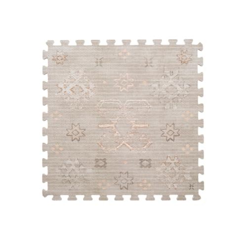 House of Noa Play Mat – 4x6 Husk Dallas – Set of 6 Tiles – EVA Foam Play Mat for Floor, Soft Interlocking Mats for Hard Floors