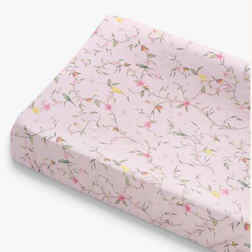Dreaming of Paradise Changing Pad Cover - Ivory | Gooselings