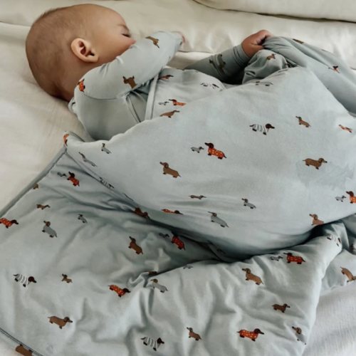 Woof Sage 0.5 TOG Bamboo Baby Cloud Blanket | Cloud Comforter