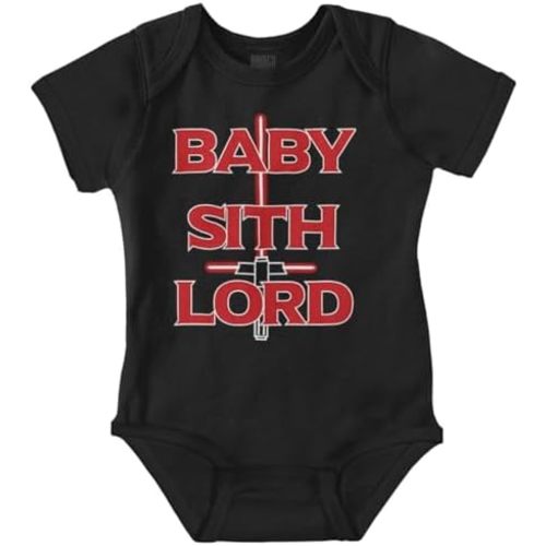 Brisco Brands Baby Space Lord Dark Galaxy Ruler Baby Romper Boys or Girls