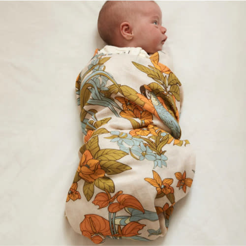 Tropicana Bamboo/Organic Cotton Swaddle
