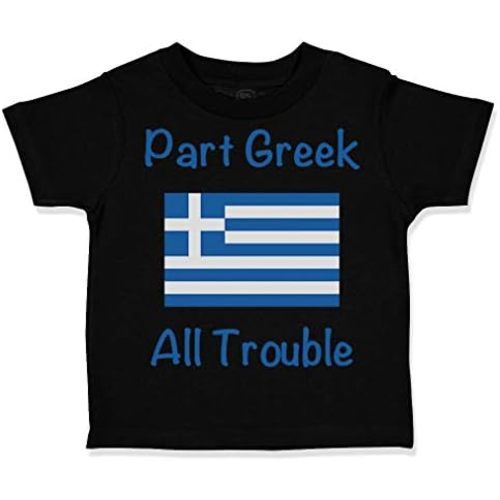 Toddler T-Shirt Part Greek All Trouble Cotton 0 Trouble Boy & Girl Clothes 0