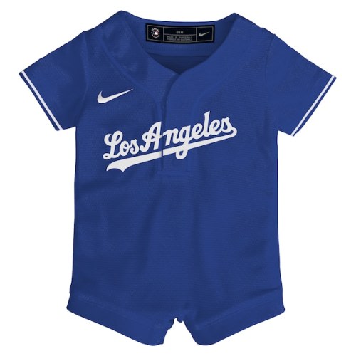 Los Angeles Dodgers Nike Newborn Alternate Replica Romper Jersey - Royal