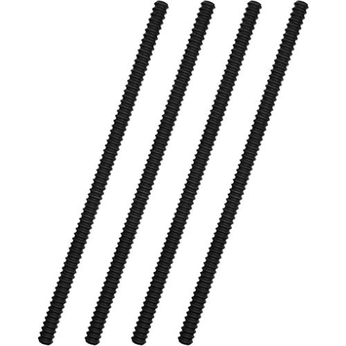 Boao 4 Pack Oven Rack Shields 14 Inches Silicone Protectors Guards Heat Resistant Oven Rack Edge Cover Liner Protector Against Burns for Home Kitchen