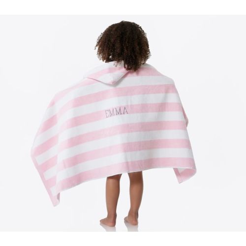 Rugby Stripe Kid Hooded Towel Collection