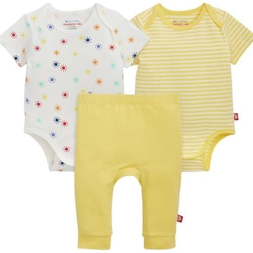 Magnetic Me Cloudstretch 2-Pack Bundle | Magnetic Baby Bodysuit & Pants Combo