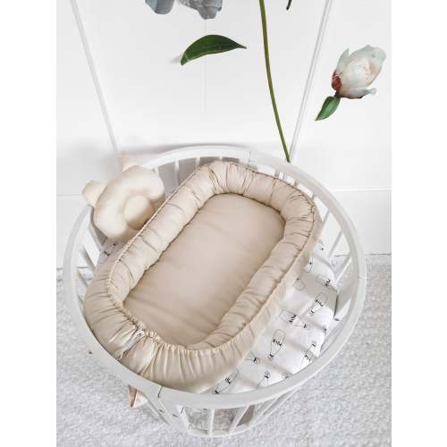 Baby Nest for Newborn. Cotton Babynest + Pillow