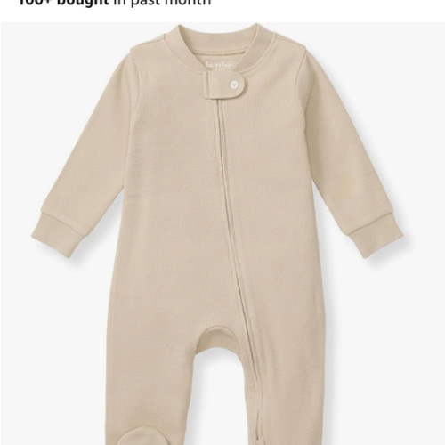 Burt's Bees Baby Boys Sleep and Play PJs, 100% Organic Cotton One-Piece Zip Front Romper Jumpsuit Pajamas