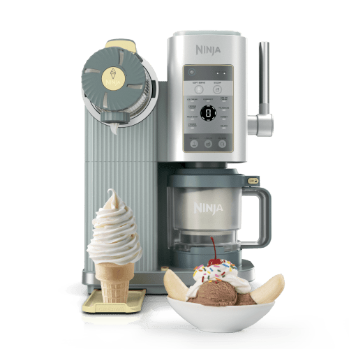 Ninja Creami Scoop & Swirl Soft Serve Ice Cream Machine in Sage