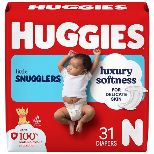 Huggies Little Snugglers Baby Diapers Unscented, Newborn (Up to 10 lbs) | Walgreens