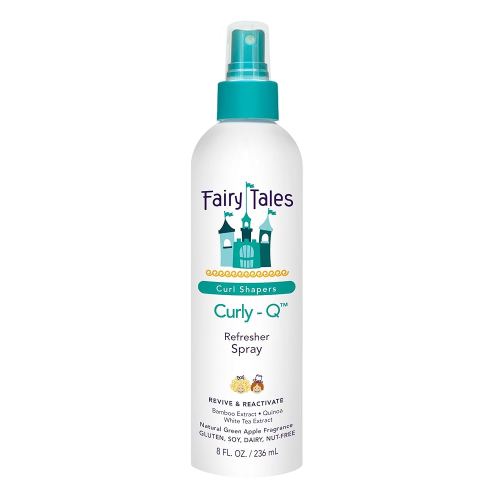 Fairy Tales Curly-Q Curl Refresher for Kids - Lightweight Spray to Define Curls, Add Bounce and Reduce Frizz - 8oz