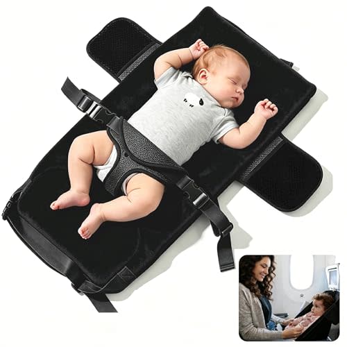 Toddler Airplane Bed, 1-12 Months Old Baby Travel Essentials for Flying, Portable Baby Airplane Bed for Flight, Suitable for Airplanes