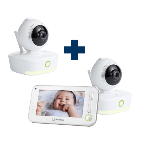Bebcare Motion Multi Camera Baby Monitor (2-Camera Kit) | Split Screen Baby Monitor