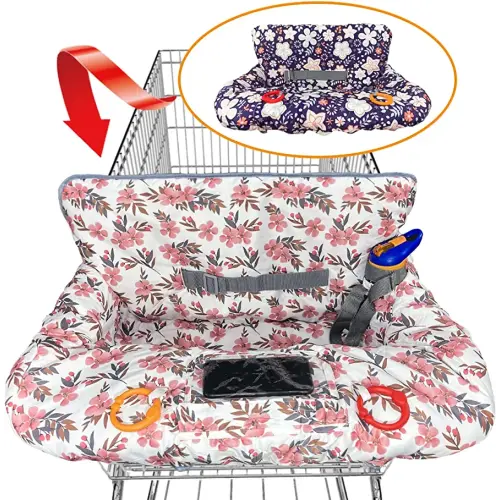 Shopping Cart Cover for Baby, Waterproof Grocery Cart & High Chair Cover