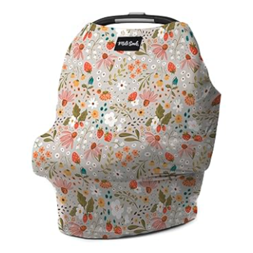 Milk Snob Original 5-in-1 Cover - Nursing Cover for Breastfeeding - Baby Carseat Canopy & Stroller - Essential All-in-One Design - Gift for Mom, Baby (Beck)