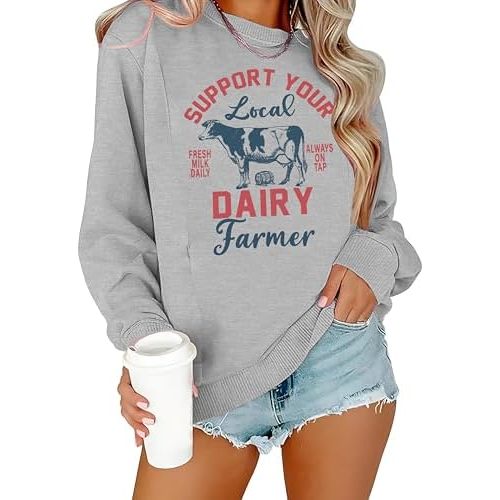 ASTANFY Maternity Nursing Sweatshirts for Breastfeeding Women Friendly Zipper Nursing Sweatshirt Mama Breast Feeding Sweater