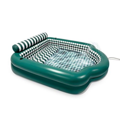 MINNIDIP Sprinkler Pool with Bench - Oasis Checkered Tiles '26 Resort Collection