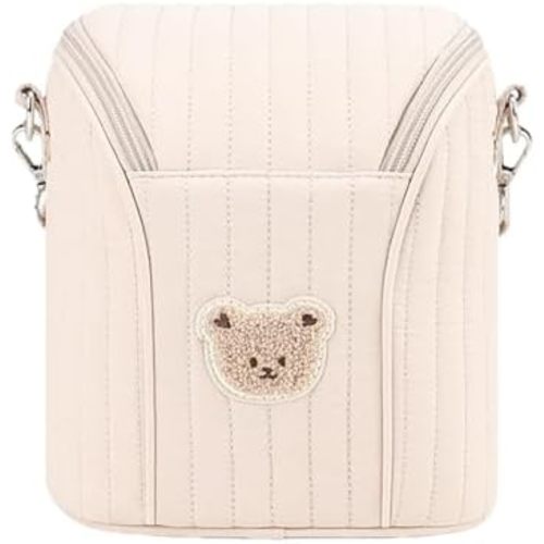 Kids Bottle Carrier – Insulated Milk Bag, Lightweight Cute Thermal Bag | Food Storage Pouch For Breastmilk, Feeding, Daycare, Stroller, Outdoor Travel, Picnic, Infant Bottle Holder