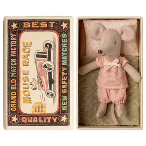 Little sister mouse in matchbox - Maileg USA