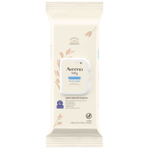 Aveeno Baby Sensitive All Over Wipes Fragrance-Free | Walgreens