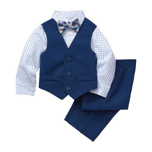 Van Heusen Baby Boys 4-pc. Suit Set, Color: Blue Jean - JCPenney