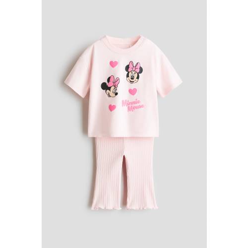 2-PIECE PRINT-MOTIF COTTON SET